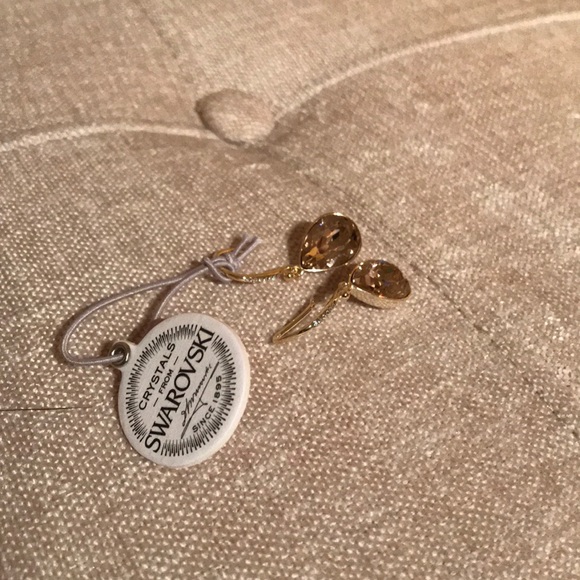 Pink Swarovski Crystals Earings - Picture 6 of 7